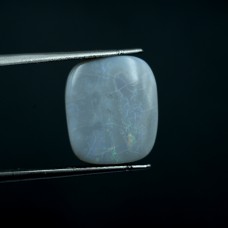 Natural White Australian Opal Oval Shape 8.36 Carat Certified Loose Gemstone | Opal Stone for Ring & Astrology
